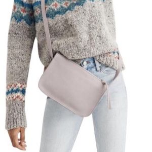 NWT Madewell Simple Violet leather crossbody bag